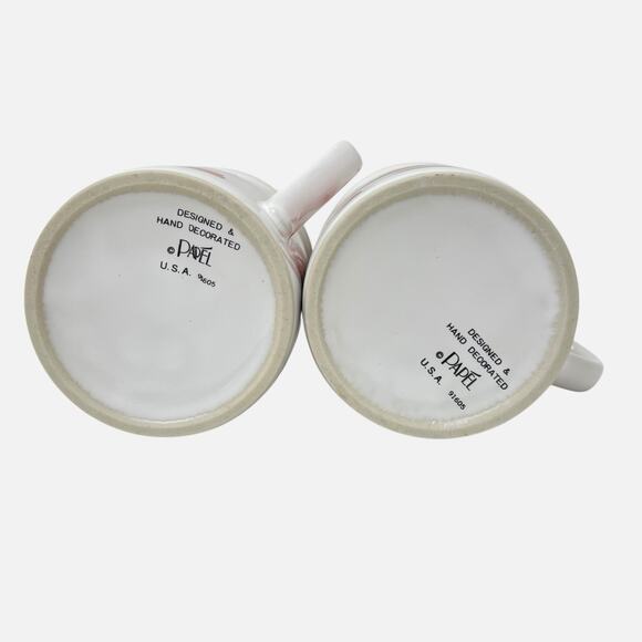 Papel Coffee Mugs Set 2 Ronald McDonald Big Red Clown Shoes Cups 8 Fl Oz USA - Picture 6 of 10